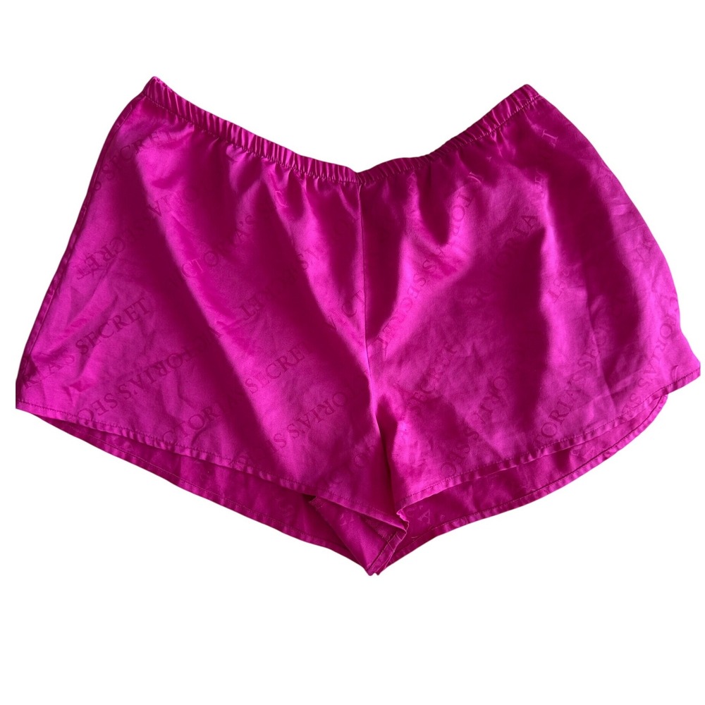 Victoria's Secret Satin Pink Pajama Mini Shorts Date Night Small